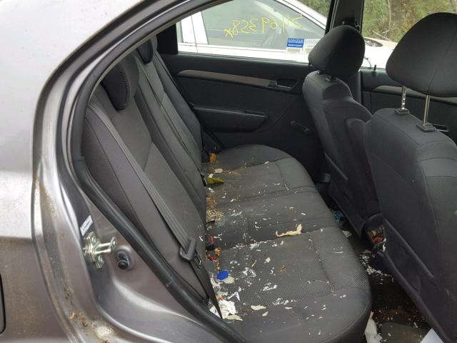 KL1TD56628B020316 - 2008 CHEVROLET AVEO BASE Boz foto 6