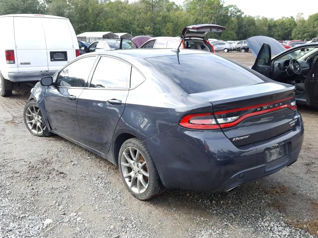 1C3CDFBB8ED671715 - 2014 DODGE DART SXT GRAY photo 3