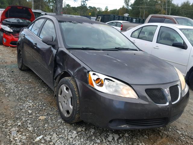 1G2ZF58B674175532 - 2007 PONTIAC G6 VALUE L GRAY photo 1