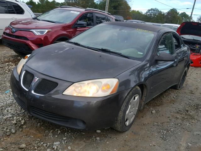 1G2ZF58B674175532 - 2007 PONTIAC G6 VALUE L GRAY photo 2