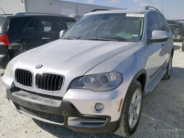 5UXFE43517L013924 - 2007 BMW X5 3.0I GRAY photo 2