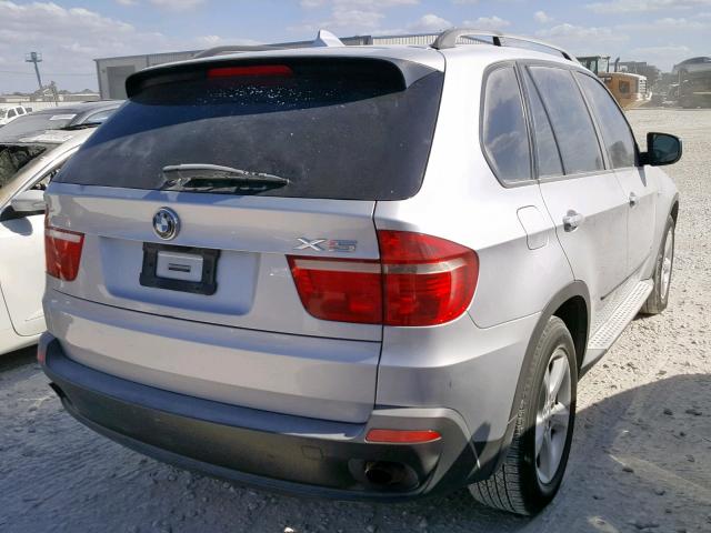 5UXFE43517L013924 - 2007 BMW X5 3.0I GRAY photo 4