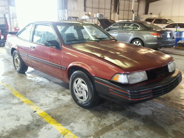 1G1JC14G9M7180352 - 1991 CHEVROLET CAVALIER V BURGUNDY photo 1