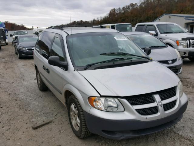 1D4GP25383B199822 - 2003 DODGE CARAVAN SE GRAY photo 1