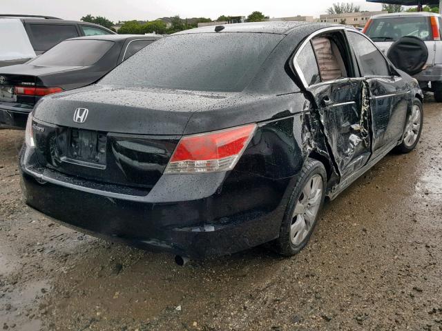 1HGCP26839A081666 - 2009 HONDA ACCORD EXL BLACK photo 4