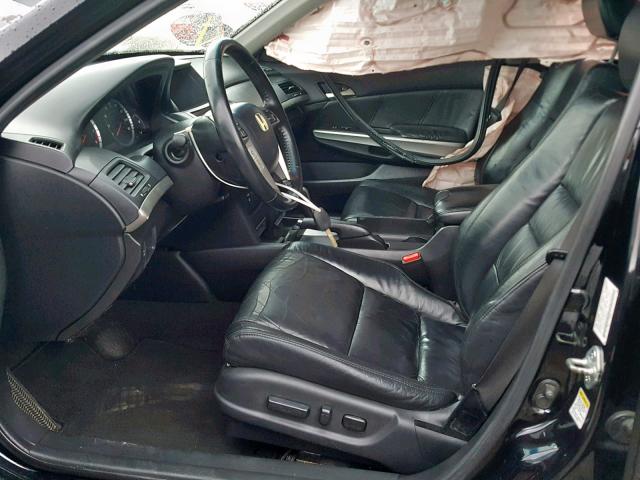 1HGCP26839A081666 - 2009 HONDA ACCORD EXL BLACK photo 5