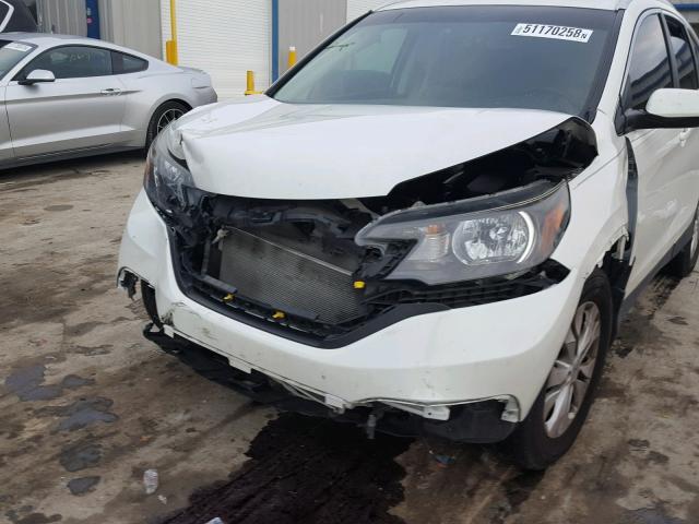 5J6RM3H74EL000629 - 2014 HONDA CR-V EXL WHITE photo 9