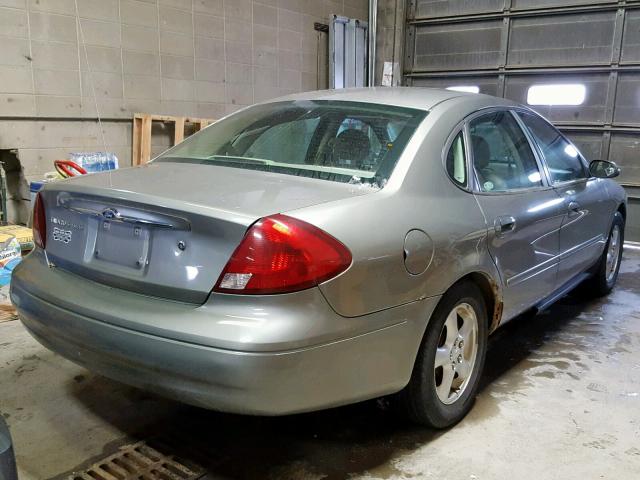 1FAFP55203A238447 - 2003 FORD TAURUS SES GRAY photo 4