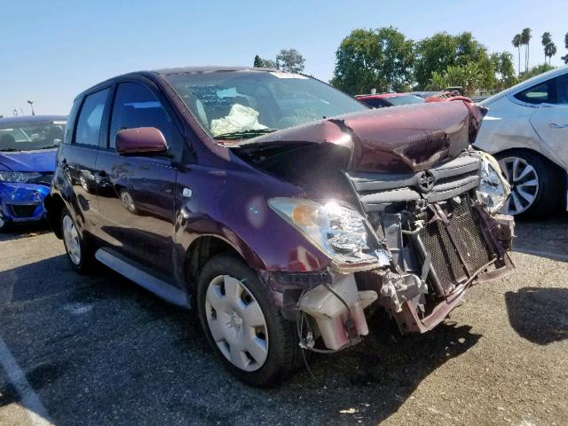 JTKKT624940069724 - 2004 TOYOTA SCION XA BURGUNDY photo 1