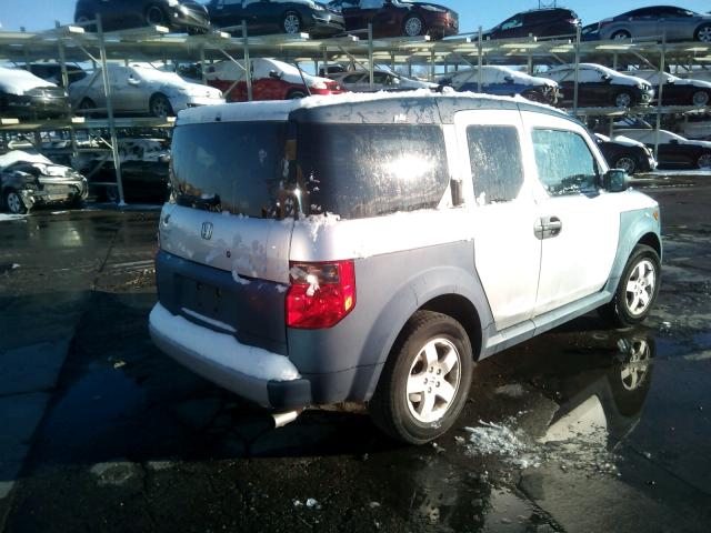 5J6YH27685L023589 - 2005 HONDA ELEMENT EX SILVER photo 4