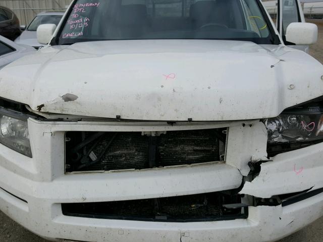 2HJYK16588H002135 - 2008 HONDA RIDGELINE WHITE photo 7