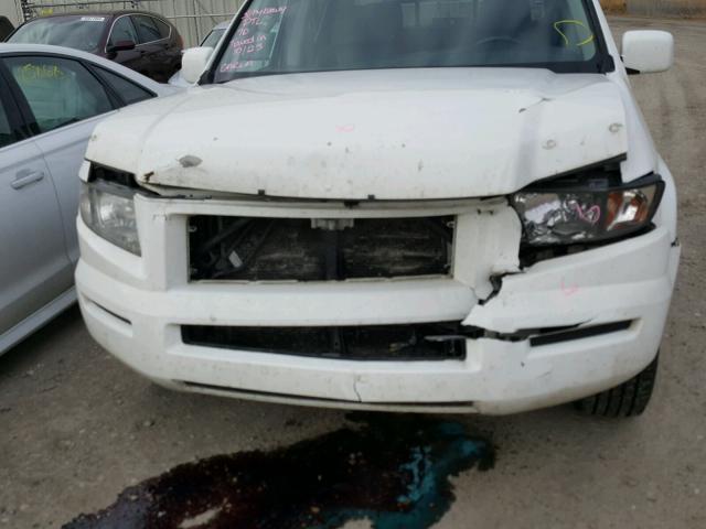 2HJYK16588H002135 - 2008 HONDA RIDGELINE WHITE photo 9