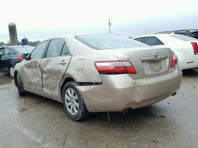 4T1BK46K47U021077 - 2007 TOYOTA CAMRY NEW GOLD photo 3