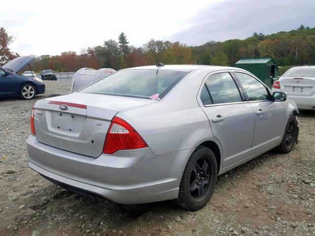 3FAHP0HA9AR398991 - 2010 FORD FUSION SE SILVER photo 4