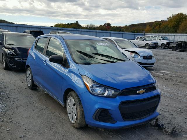 KL8CB6SA6HC751882 - 2017 CHEVROLET SPARK LS BLUE photo 1