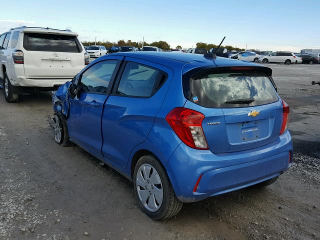 KL8CB6SA6HC751882 - 2017 CHEVROLET SPARK LS BLUE photo 3