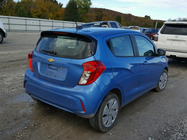 KL8CB6SA6HC751882 - 2017 CHEVROLET SPARK LS BLUE photo 4