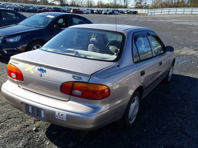 1Y1SK528X1Z430193 - 2001 CHEVROLET GEO PRIZM TAN photo 4