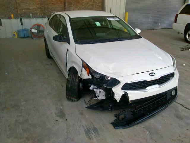 3KPF24AD2LE140513 - 2020 KIA FORTE FE WHITE photo 1