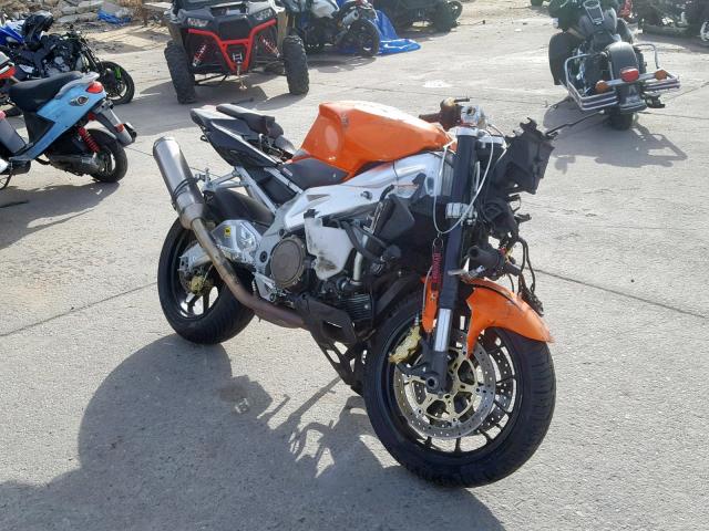 ZD4RRTT149S001130 - 2009 APRILIA TUONO 1000 ORANGE photo 1