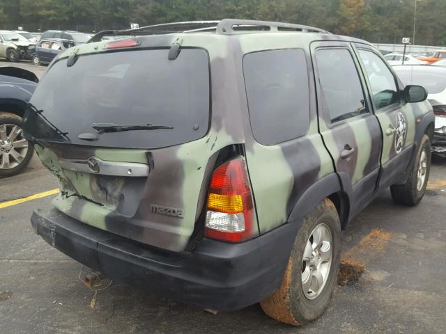 4F2YU06111KM59759 - 2001 MAZDA TRIBUTE DX 绿色 照片 4