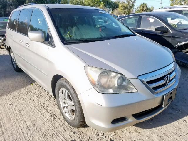 5FNRL38486B420266 - 2006 HONDA ODYSSEY EX SILVER photo 1