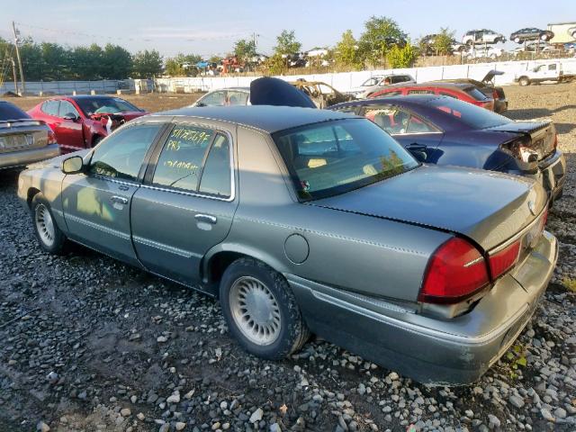 2MEFM75W02X607118 - 2002 MERCURY GRAND MARQ GRAY photo 3