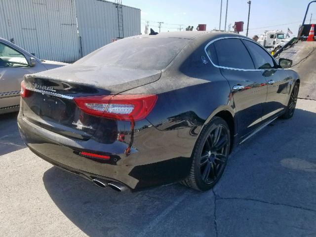 ZAM56RPLXH1233930 - 2017 MASERATI QUATTROPOR BLACK photo 4