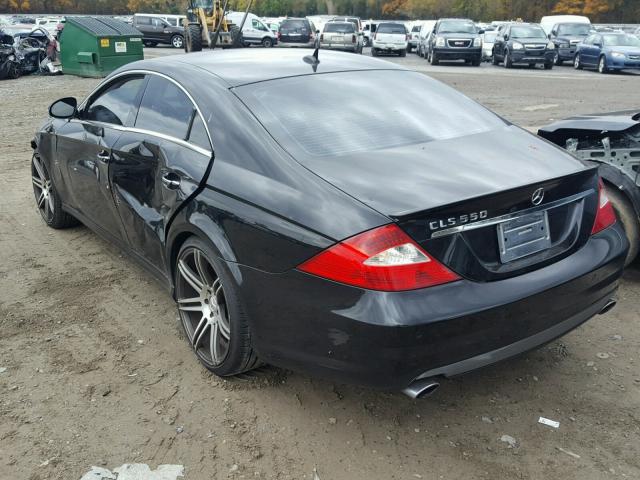 WDDDJ72X87A080241 - 2007 MERCEDES-BENZ CLS 550 BLACK photo 3