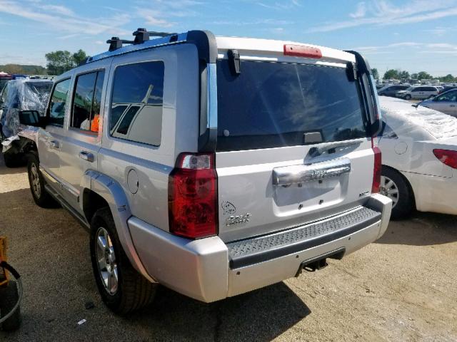 1J8HG58208C182609 - 2008 JEEP COMMANDER ვერცხლისფერი ფოტო 3