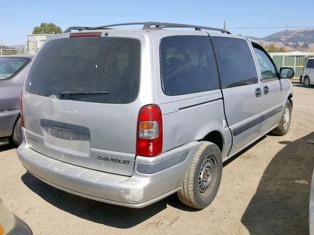 1GNDX03E93D108089 - 2003 CHEVROLET VENTURE GRAY photo 4