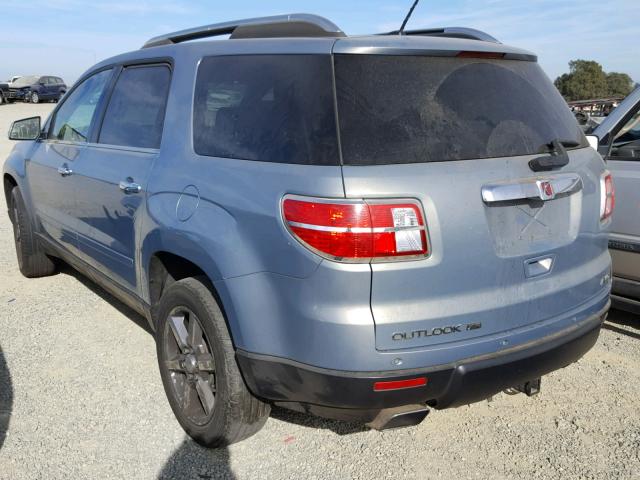 5GZEV33747J144414 - 2007 SATURN OUTLOOK SP ლურჯი ფოტო 3