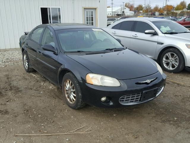 1C3EL56R33N524058 - 2003 CHRYSLER SEBRING LX BLACK photo 1