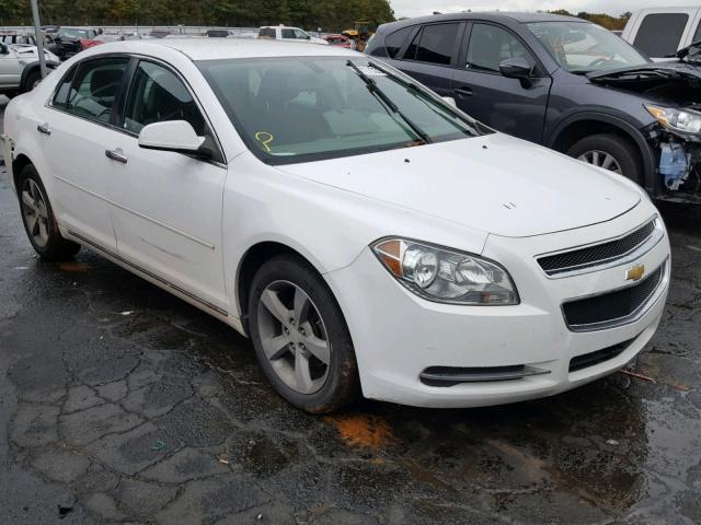 1G1ZC5EU1CF396585 - 2012 CHEVROLET MALIBU 1LT WHITE photo 1