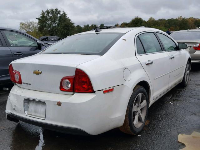 1G1ZC5EU1CF396585 - 2012 CHEVROLET MALIBU 1LT WHITE photo 4