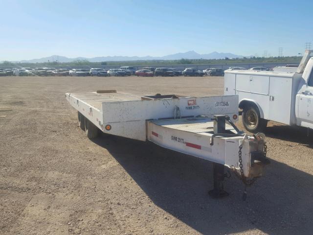 112TBN316KA034145 - 1989 MISC TRAILER Biały zdjęcie 1