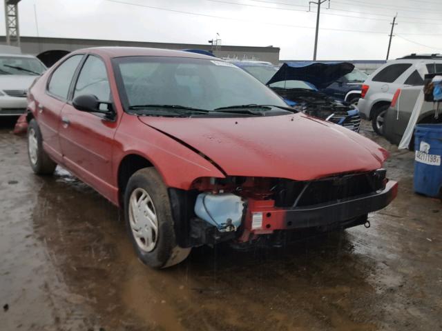 1B3EJ46X0SN608316 - 1995 DODGE STRATUS MAROON photo 1