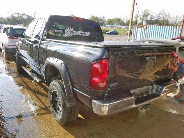 3D7KS28A48G182388 - 2008 DODGE RAM 2500 S Սև լուսանկար 3