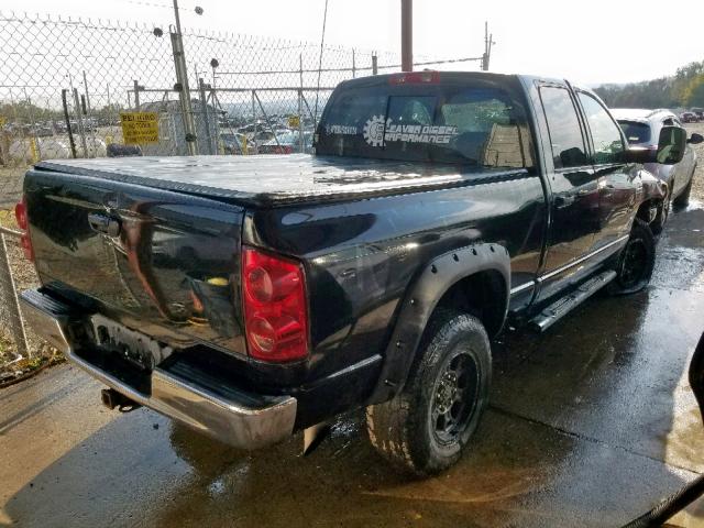 3D7KS28A48G182388 - 2008 DODGE RAM 2500 S Սև լուսանկար 4
