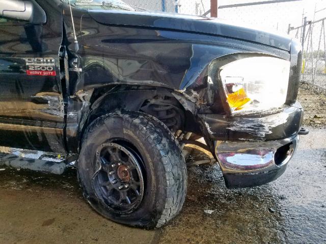 3D7KS28A48G182388 - 2008 DODGE RAM 2500 S Սև լուսանկար 9