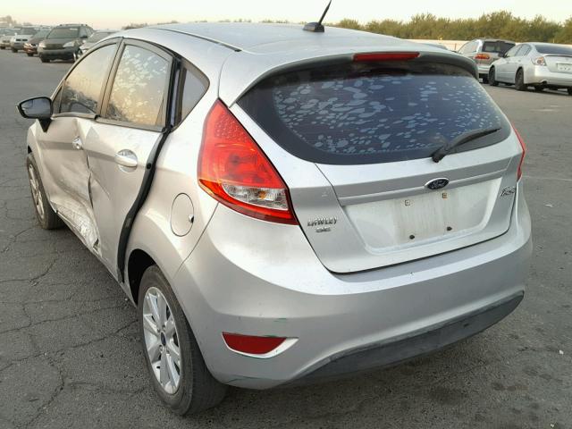 3FADP4EJ3DM221056 - 2013 FORD FIESTA SE SILVER photo 3