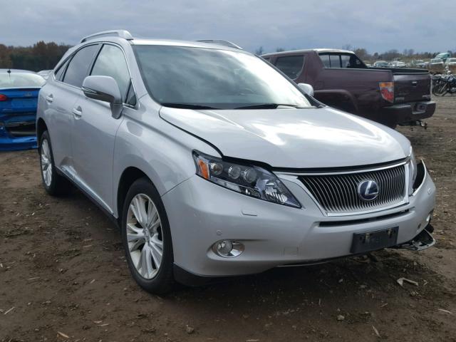 JTJBC1BA2A2022452 - 2010 LEXUS RX 450 SILVER photo 1