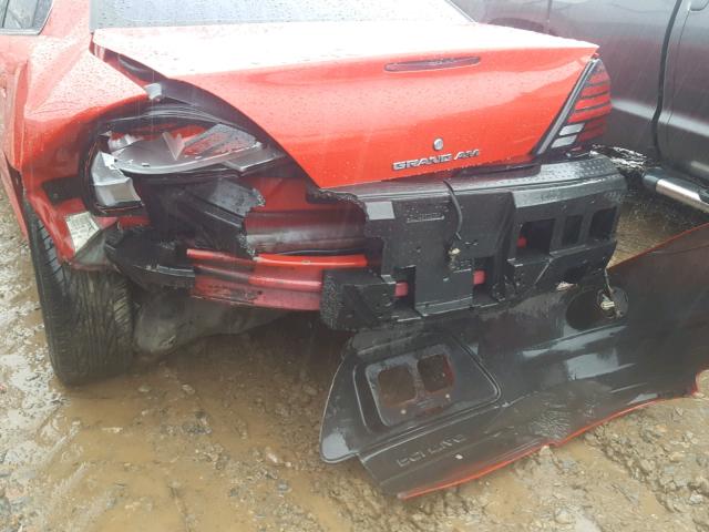 1G2NF52F43C224530 - 2003 PONTIAC GRAND AM S RED photo 9