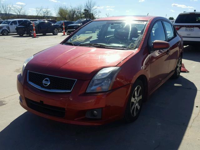 3N1AB6AP1BL721319 - 2011 NISSAN SENTRA 2.0 RED photo 2