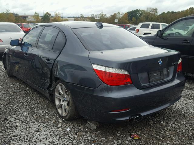 WBANW13558CZ78504 - 2008 BMW 535 I CHARCOAL photo 3