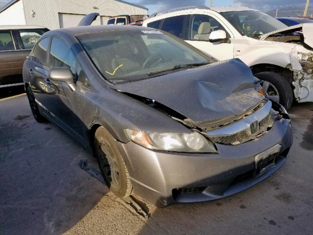 19XFA1F50AE055296 - 2010 HONDA CIVIC LX GRAY photo 1