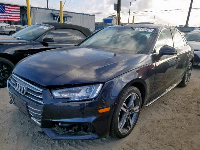 WAURNAF47JA006203 - 2018 AUDI A4 PRESTIG BLACK photo 2