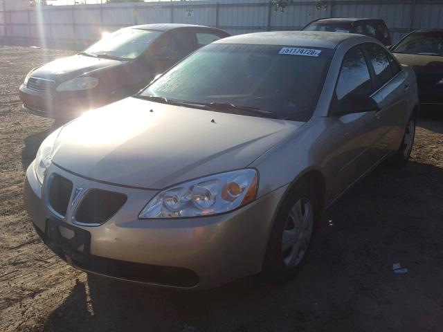 1G2ZF58BX74216597 - 2007 PONTIAC G6 VALUE L GOLD photo 2