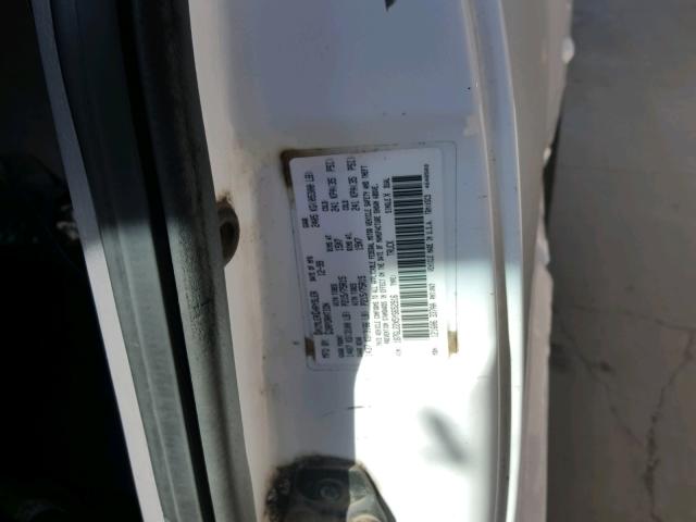 1B7GL22X5YS652916 - 2000 DODGE DAKOTA WHITE photo 10