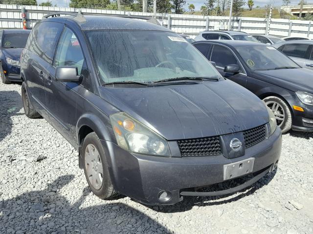 5N1BV28UX5N112646 - 2005 NISSAN QUEST S GRAY photo 1